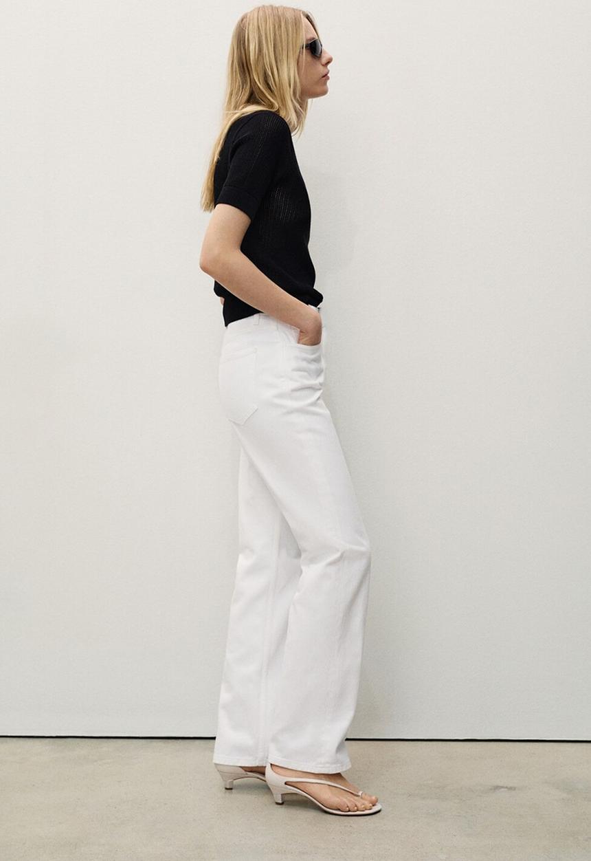 MANGO - Jeans Matilda - White