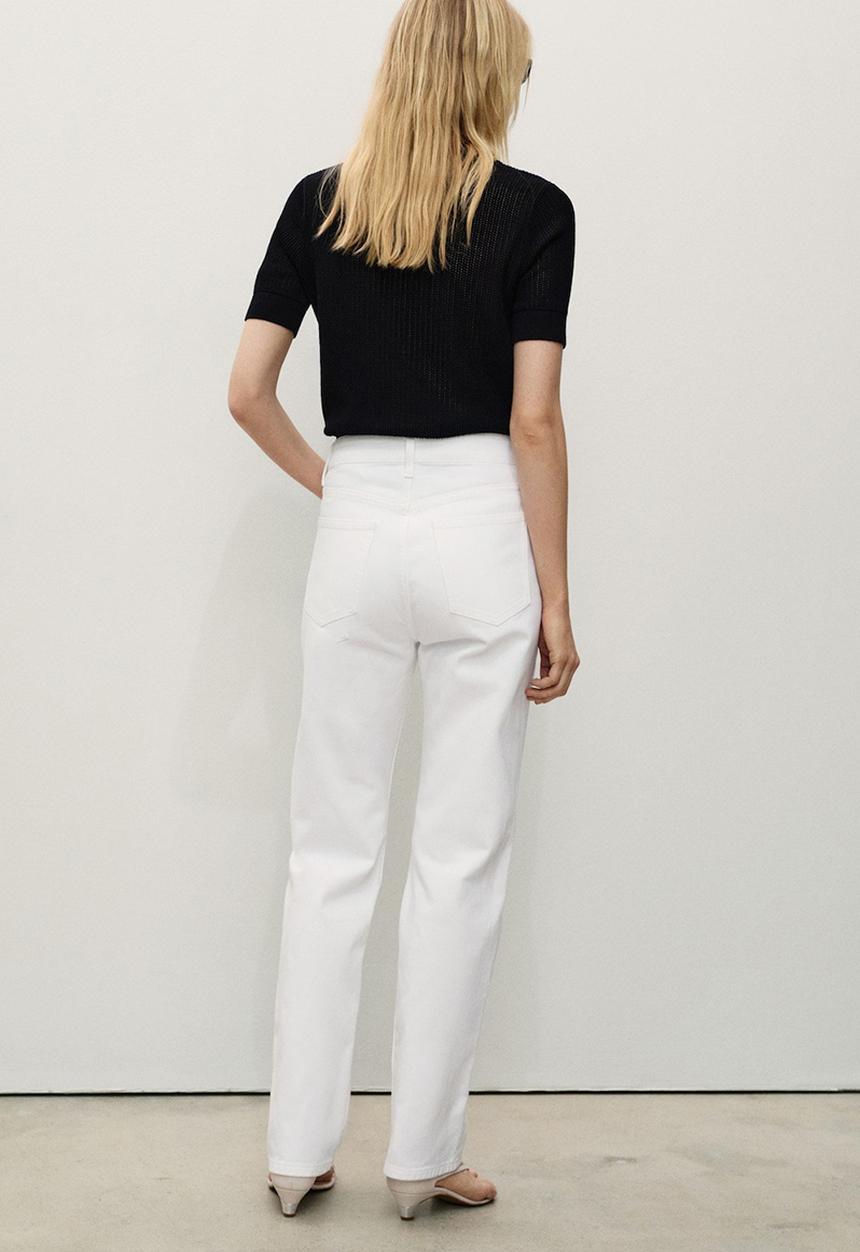 MANGO - Jeans Matilda - White