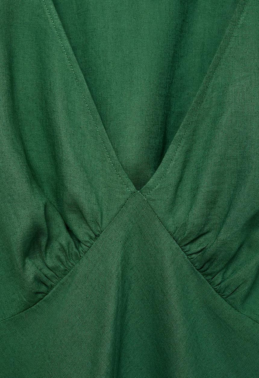 MANGO - Dress Red - Green