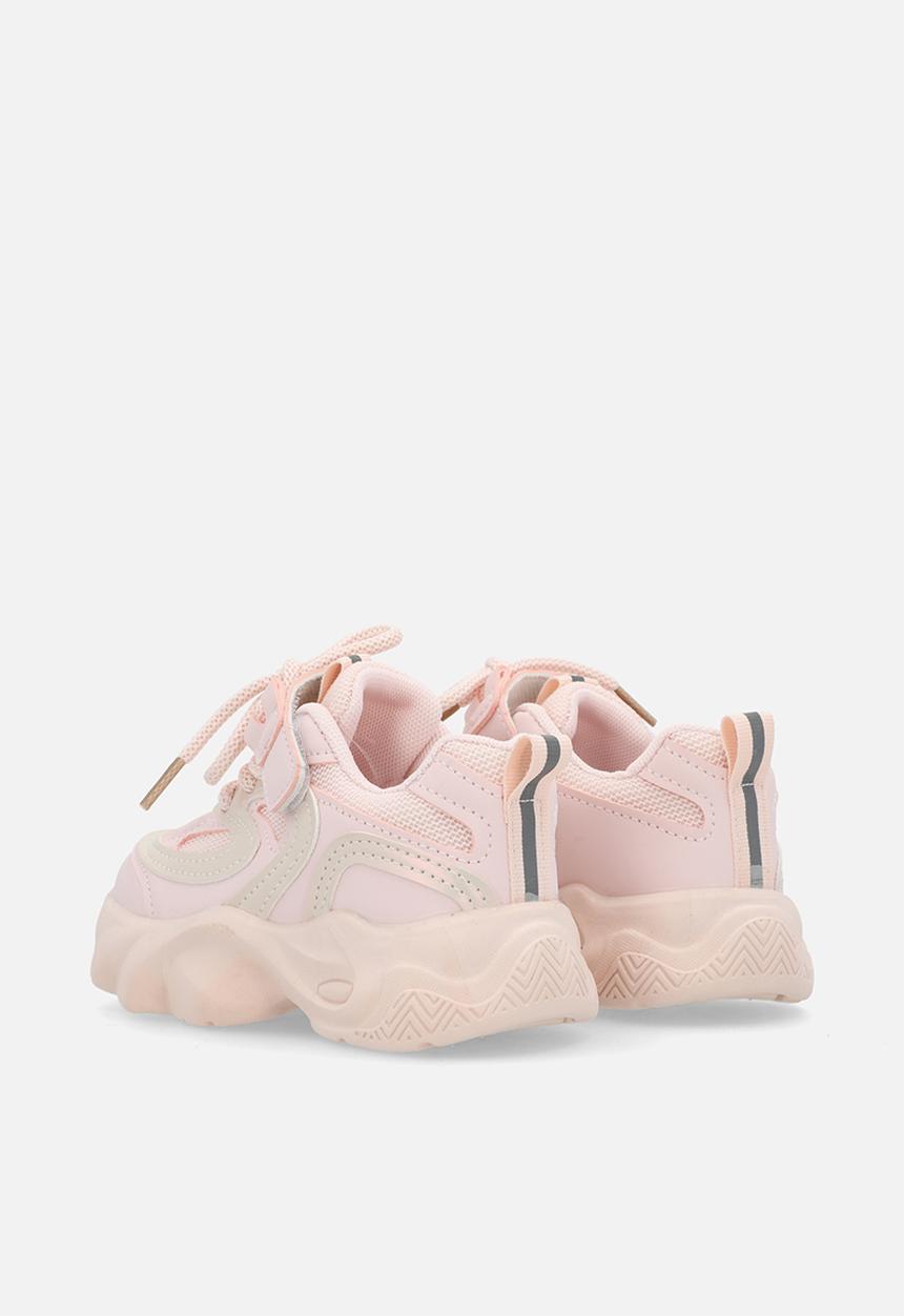 Pop Candy - Platform lace up sneakers-pink