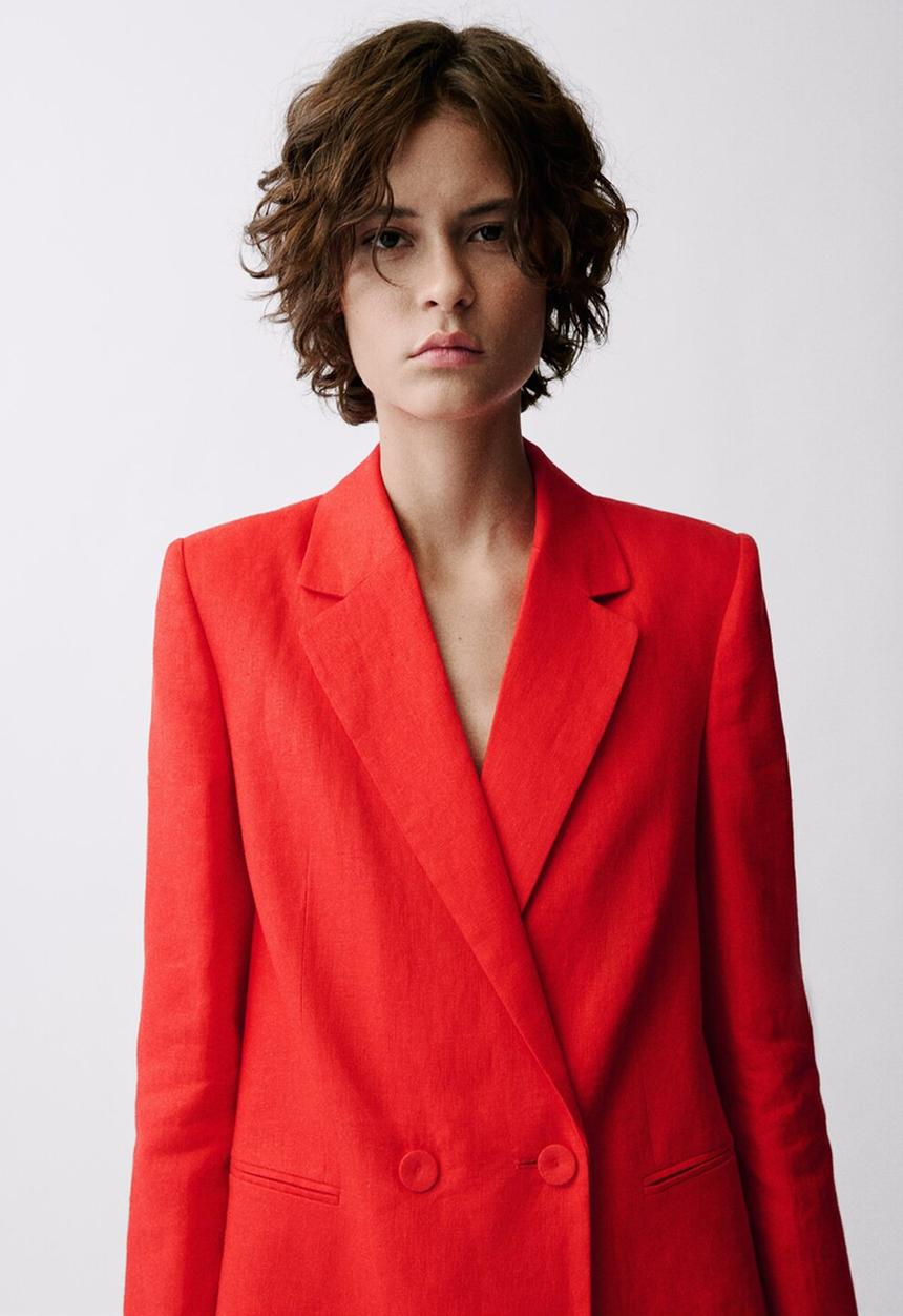 MANGO - Blazer Limona - Red