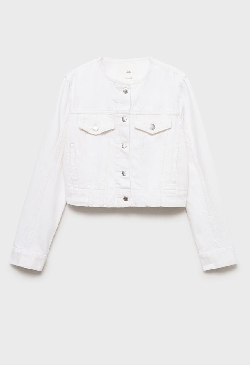 MANGO - Jacket Julie - White