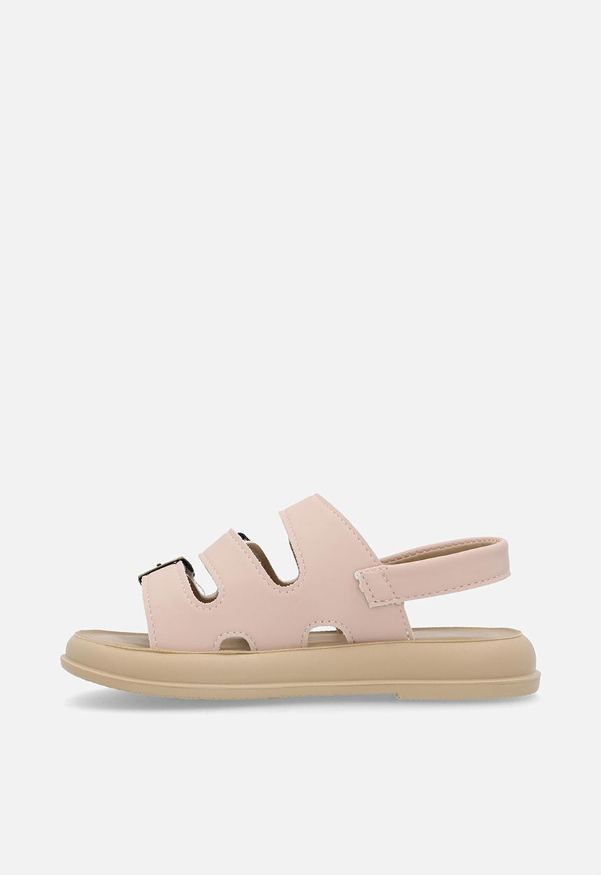 Pop Candy - Twin strap buckle sandal - pink