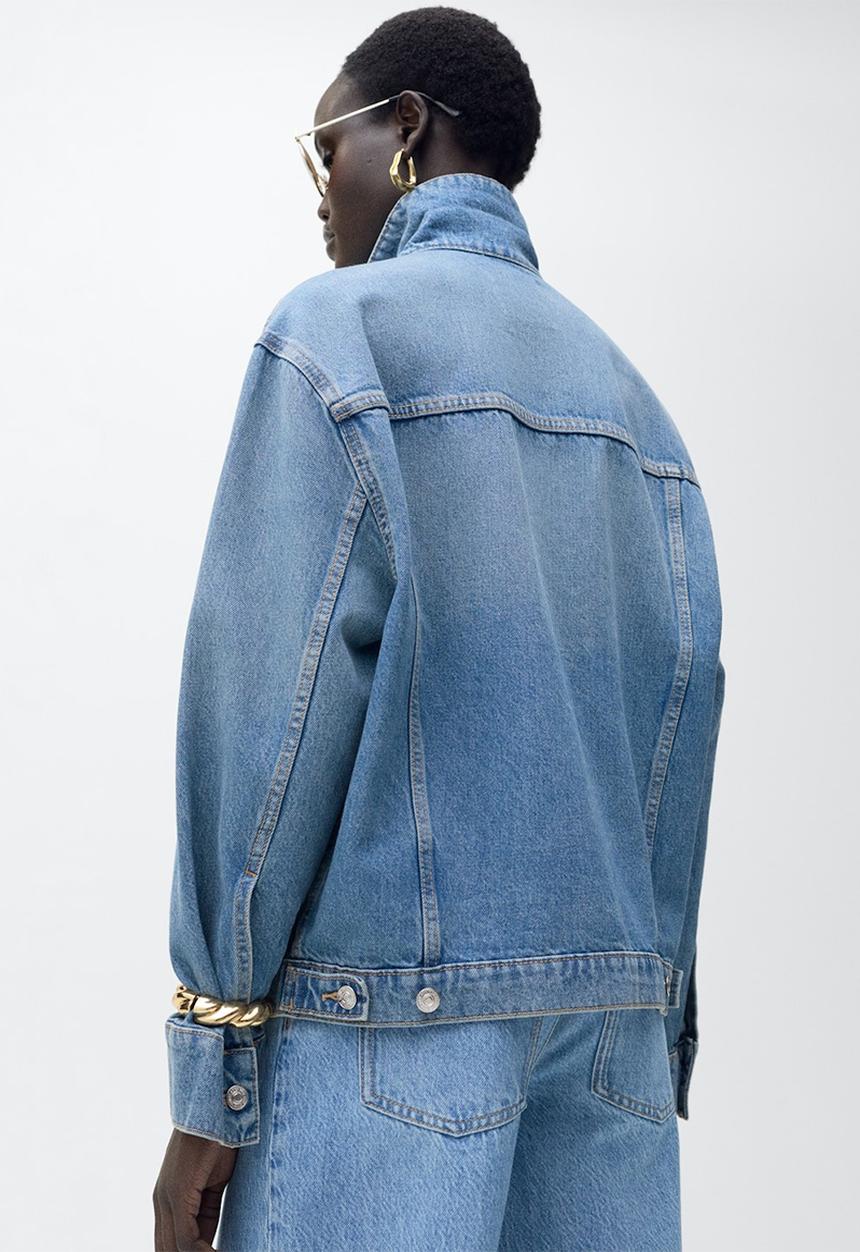 MANGO - Jacket Kourtney - Open Blue