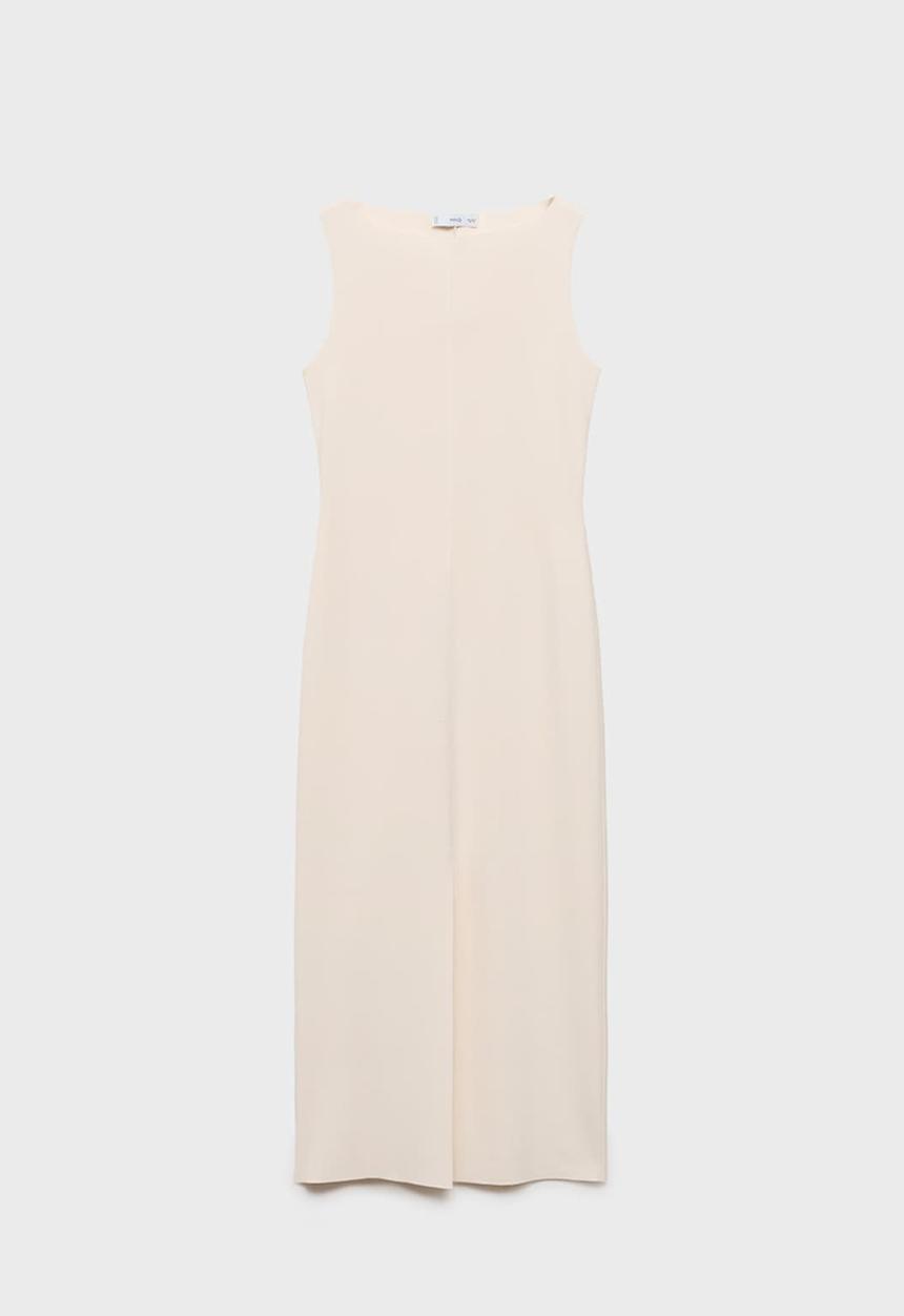 MANGO - Dress Mushu - Light Beige