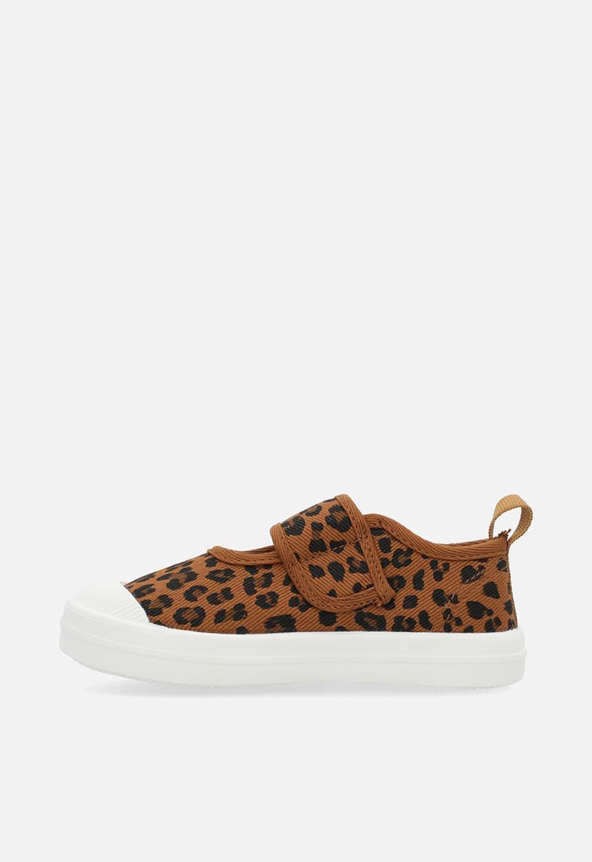 Pop Candy - Single strap sneakers - brown/leopard print