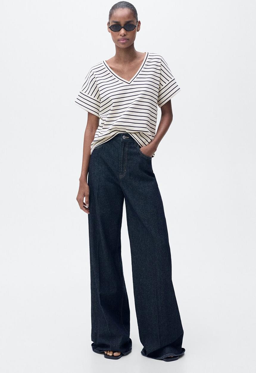MANGO - T-Shirt Porti - Navy