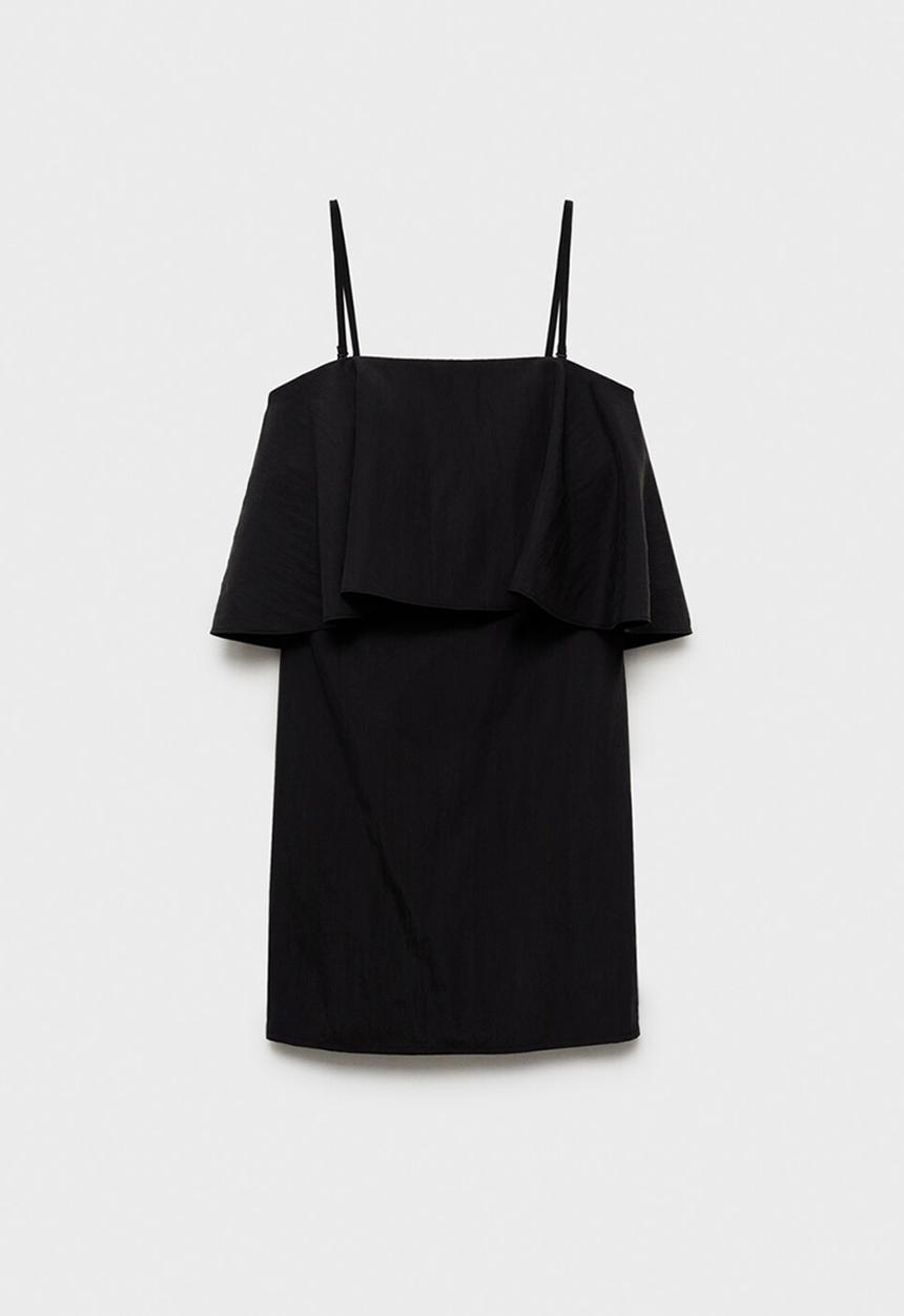 MANGO - Dress Palm - Black