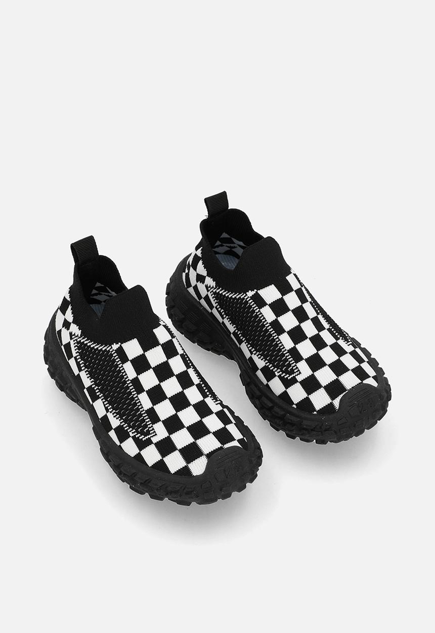 Pop Candy - Checker board sneakers-black & white