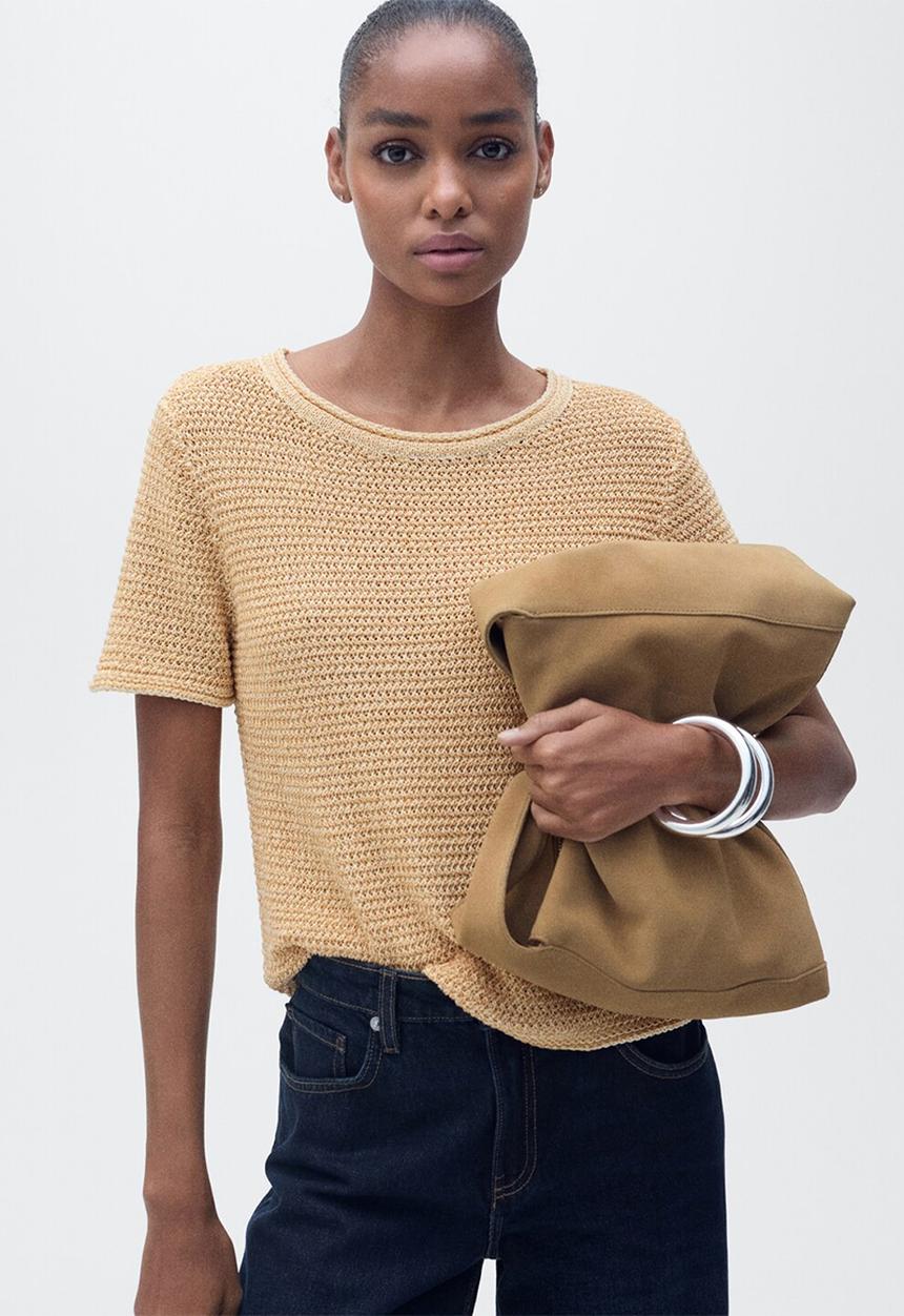 MANGO - Sweater Dorae - Medium Brown