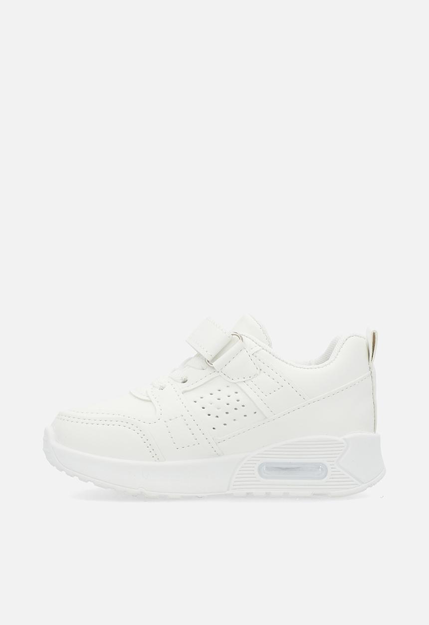 Pop Candy - Lace & adjustable fastener sneakers - white