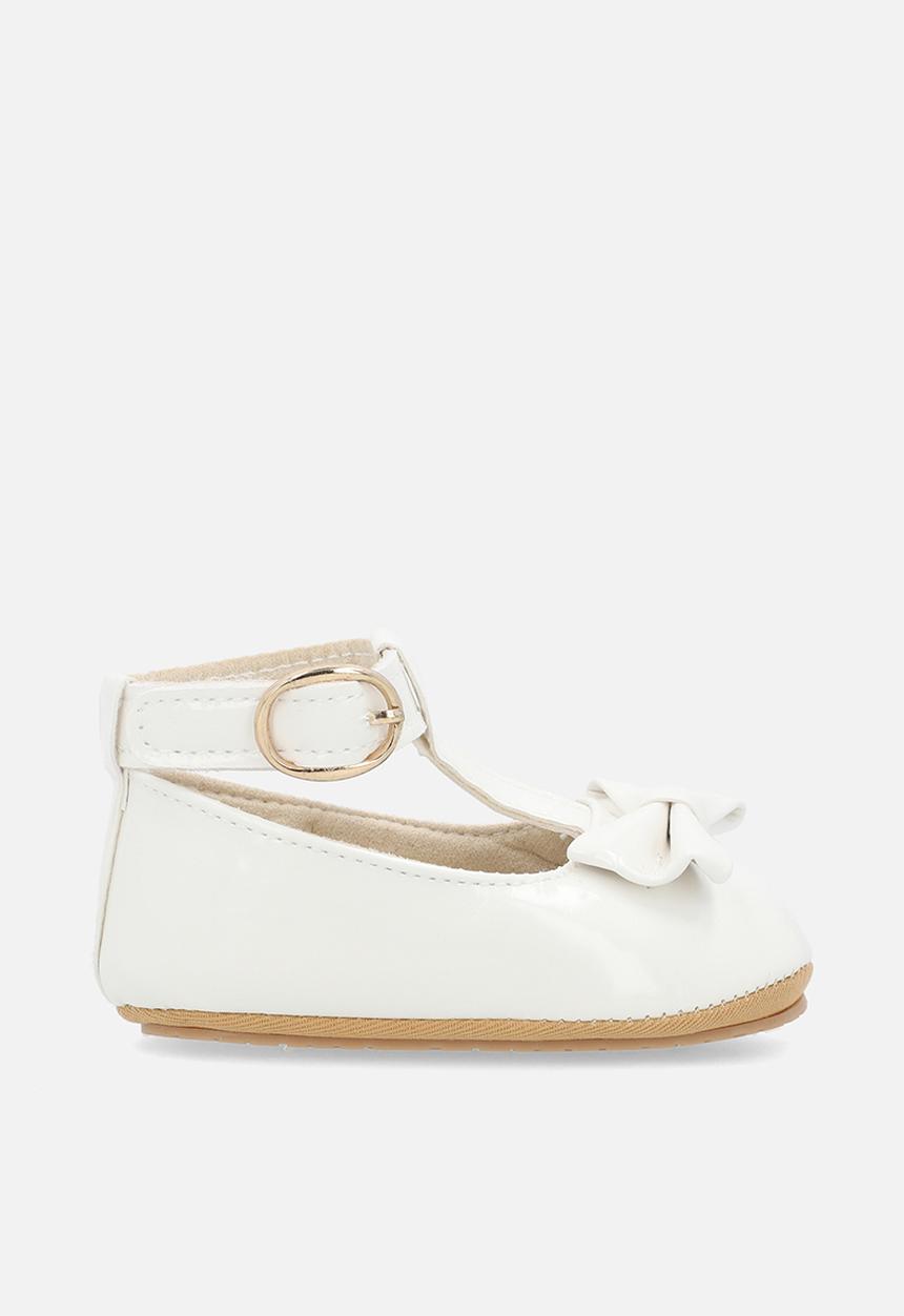 Pop Candy - T -bar ballet pumps-white