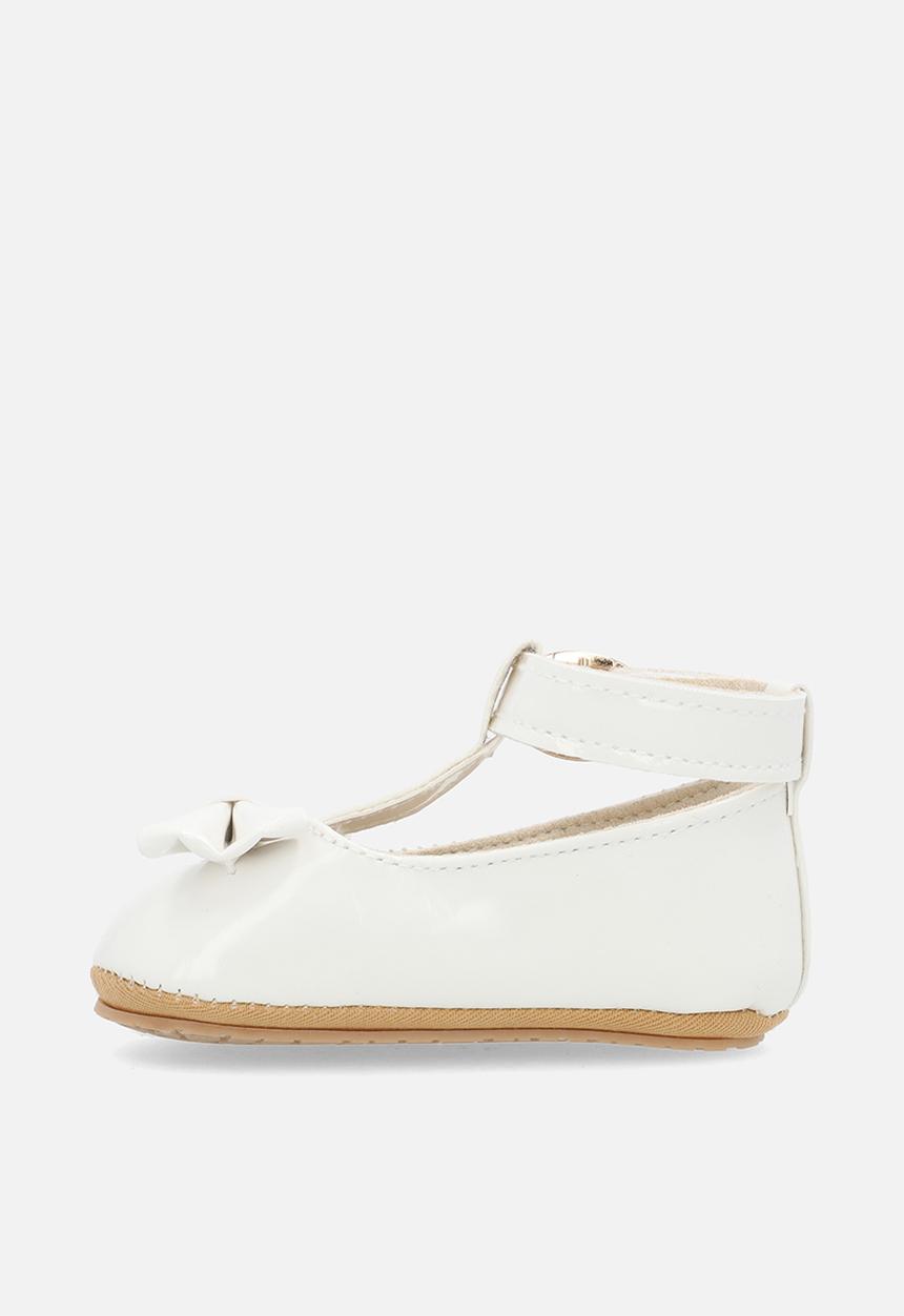 Pop Candy - T -bar ballet pumps-white