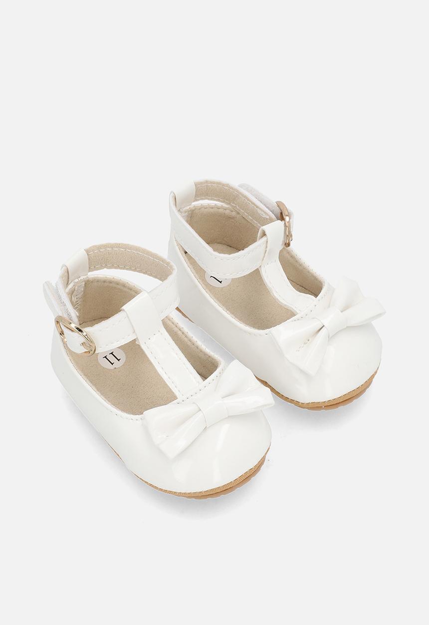 Pop Candy - T -bar ballet pumps-white