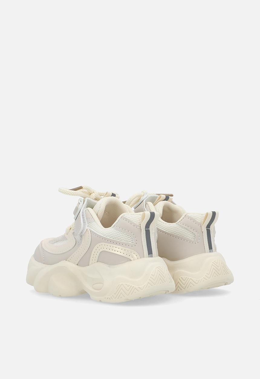 Pop Candy - Platform lace up sneakers-white