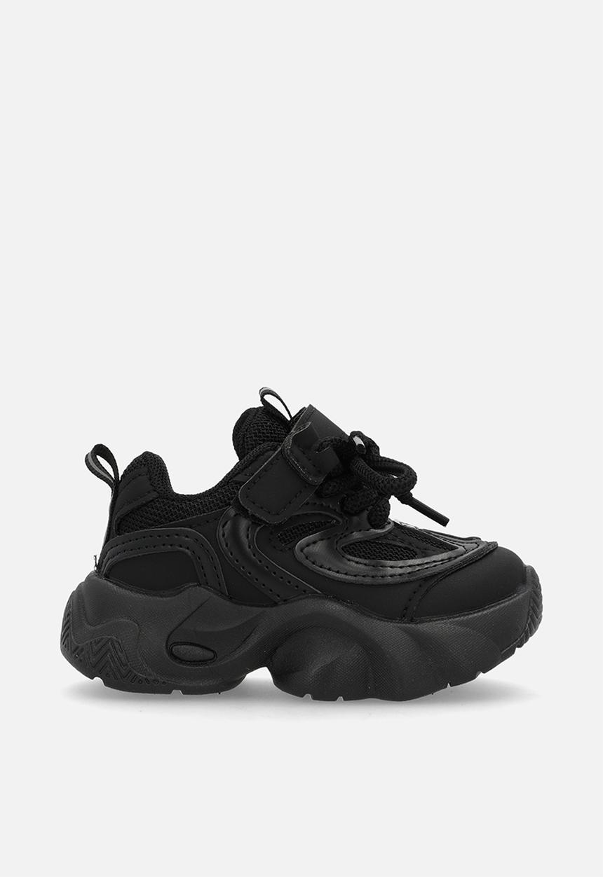 Pop Candy - Platform lace up sneakers - black