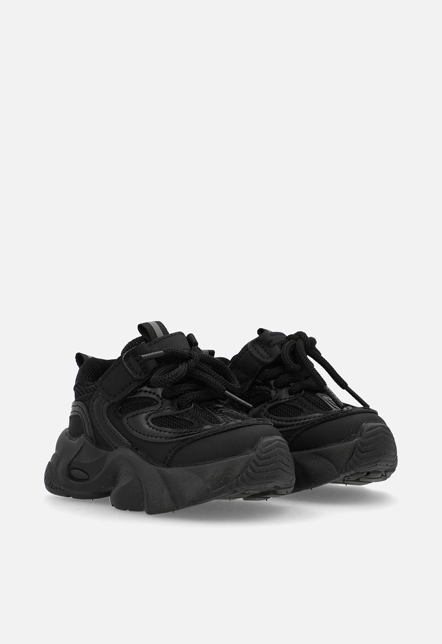 Pop Candy - Platform lace up sneakers - black