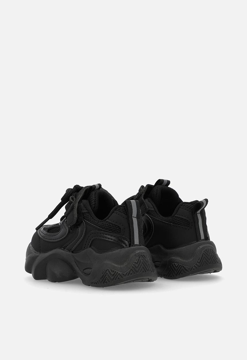 Pop Candy - Platform lace up sneakers - black
