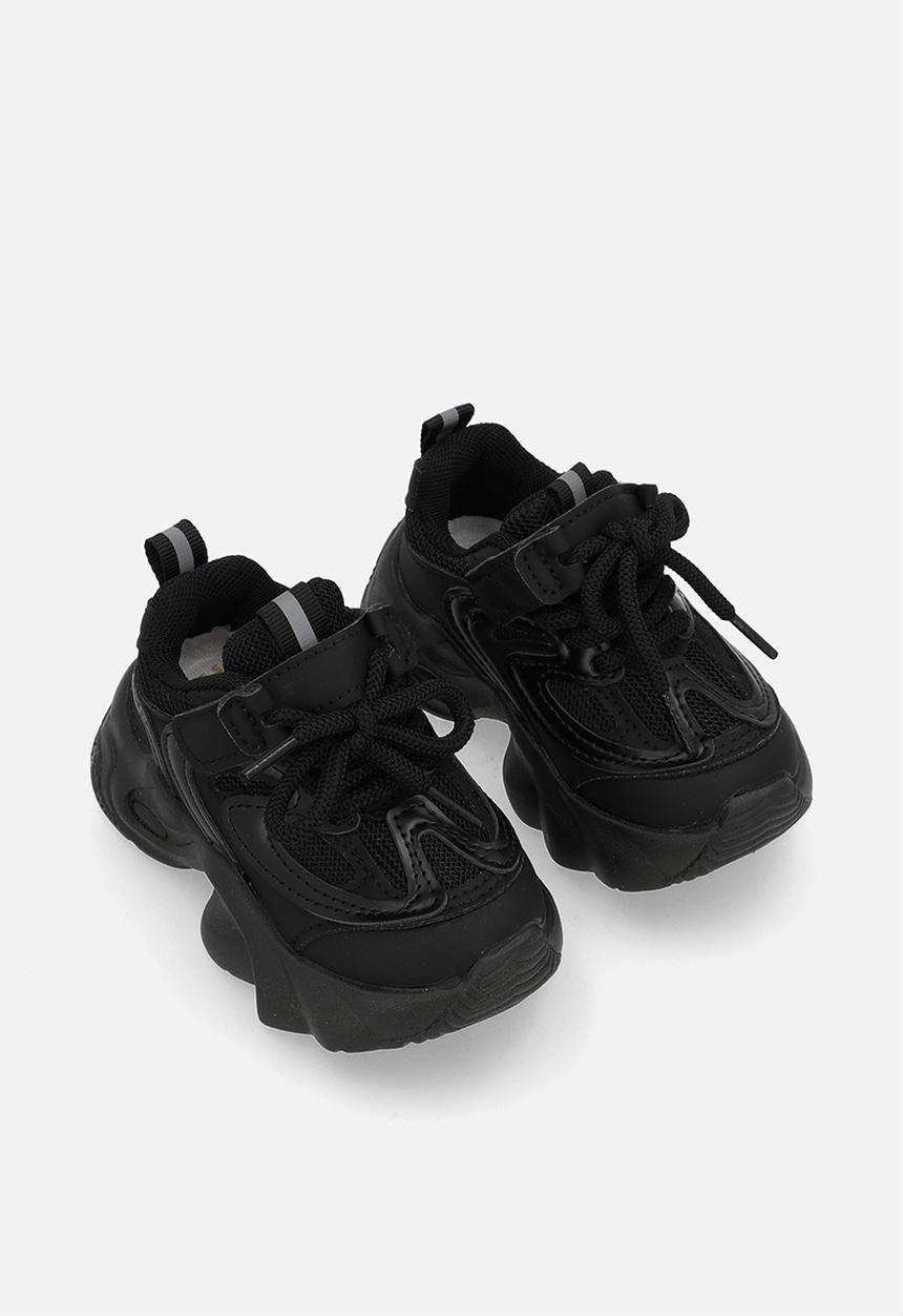 Pop Candy - Platform lace up sneakers - black