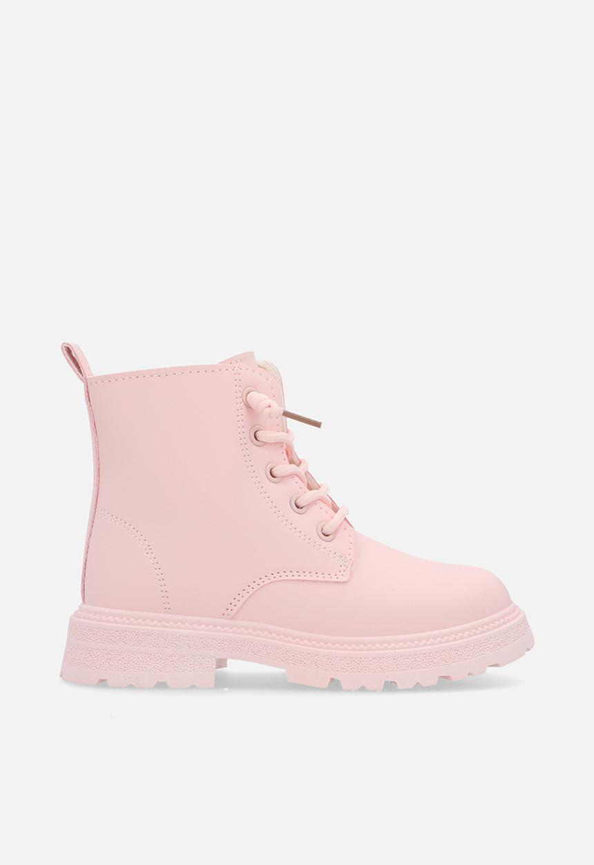 Pop Candy - Lace up boots-pink