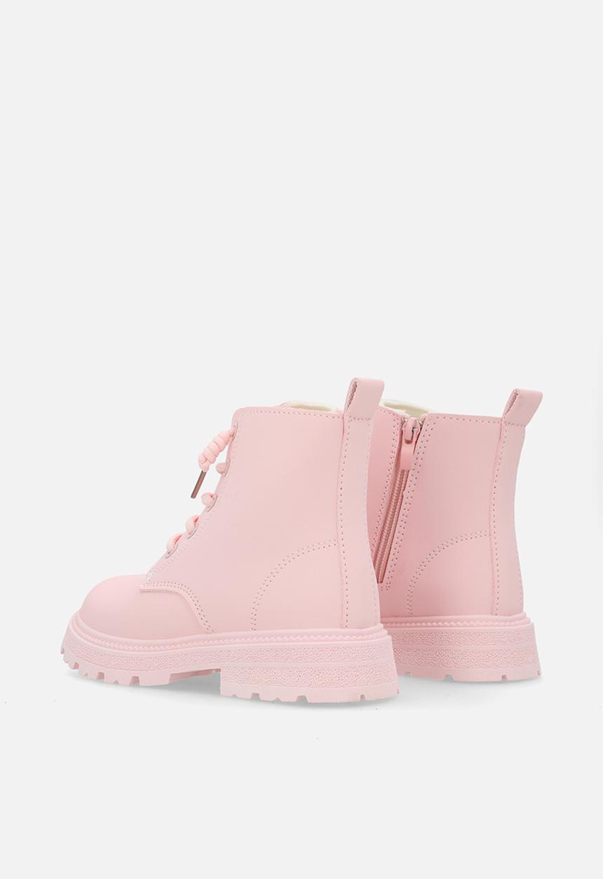 Pop Candy - Lace up boots-pink