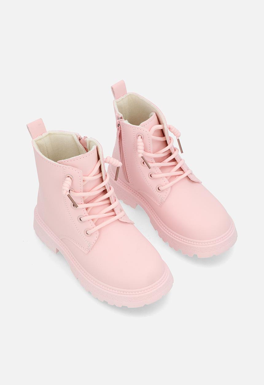 Pop Candy - Lace up boots-pink