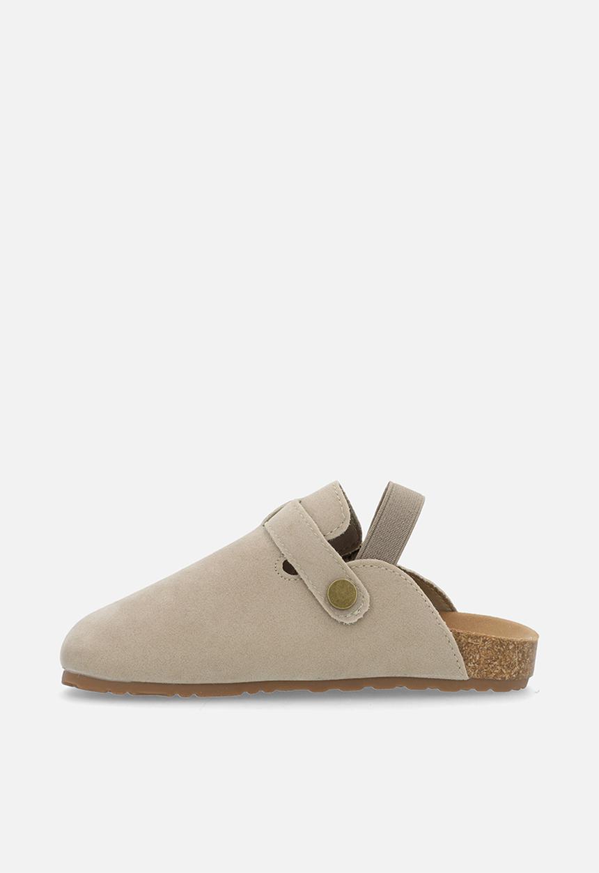 Pop Candy - Closed toe slides-beige