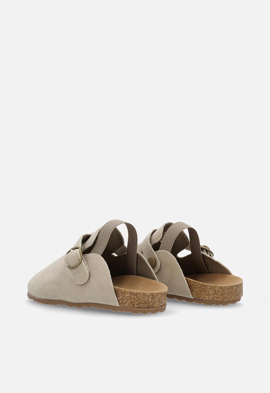 Pop Candy - Closed toe slides-beige