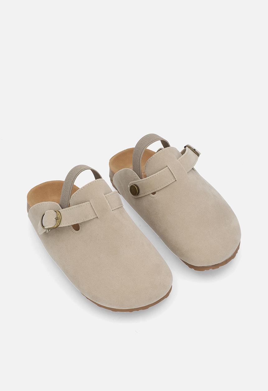Pop Candy - Closed toe slides-beige