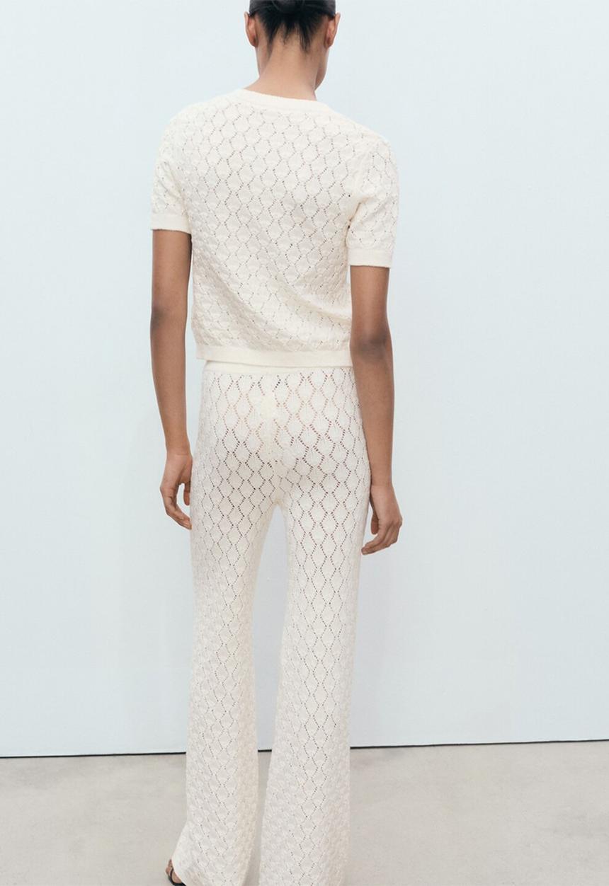 MANGO - Cardigan Sita - Light Beige
