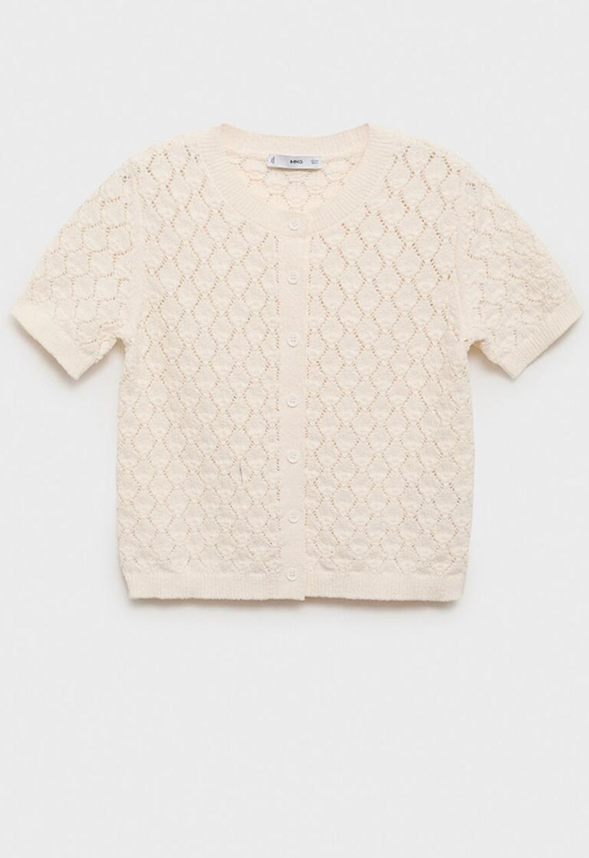 MANGO - Cardigan Sita - Light Beige