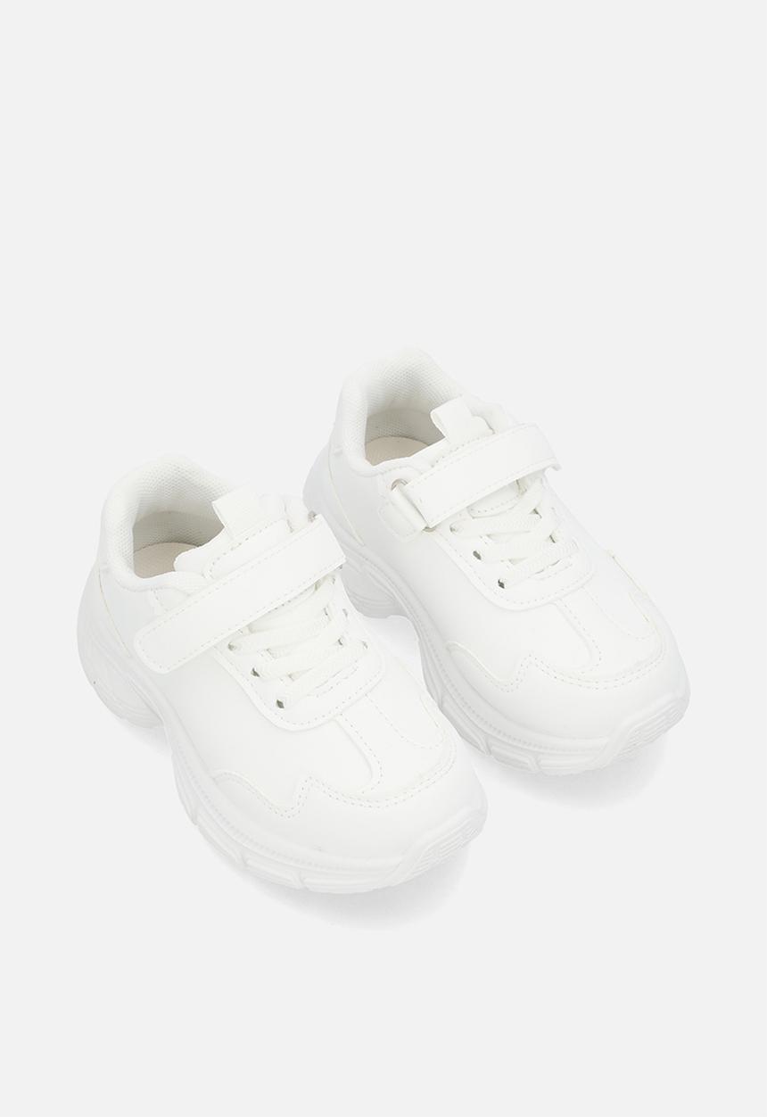 Pop Candy - Adjustable strap fastenersneakers - white