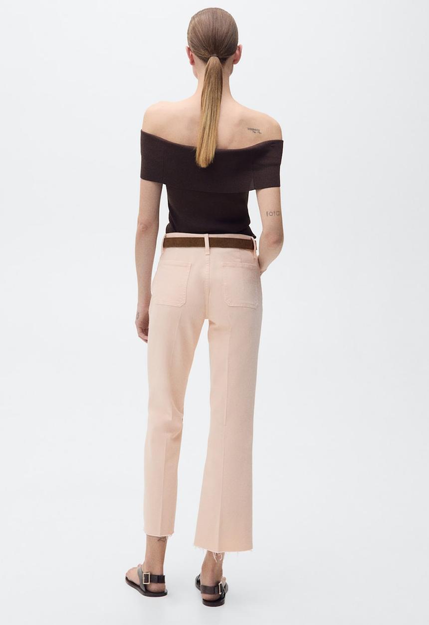 MANGO - Jeans Alex - Pink