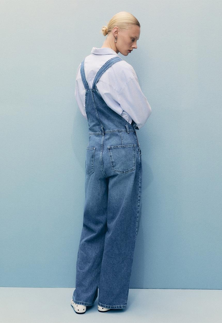 MANGO - Overall Carlota - Open Blue