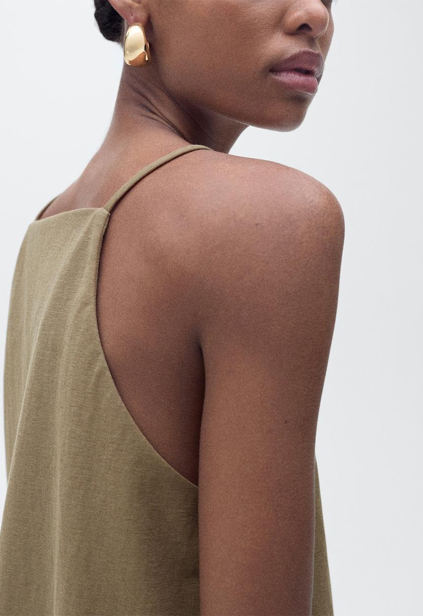 MANGO - Top Catleen - Khaki