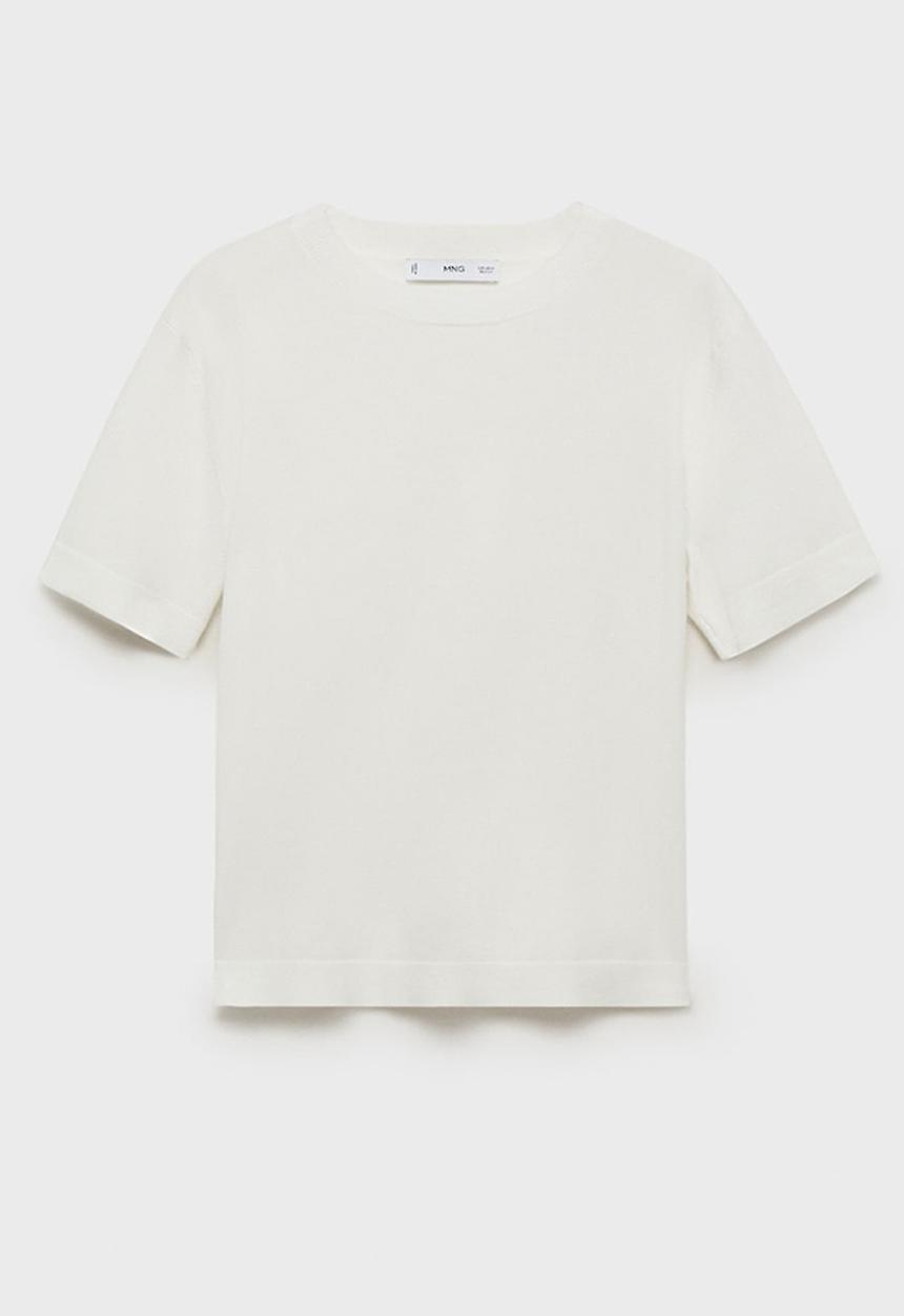 MANGO - Sweater Blanche - White
