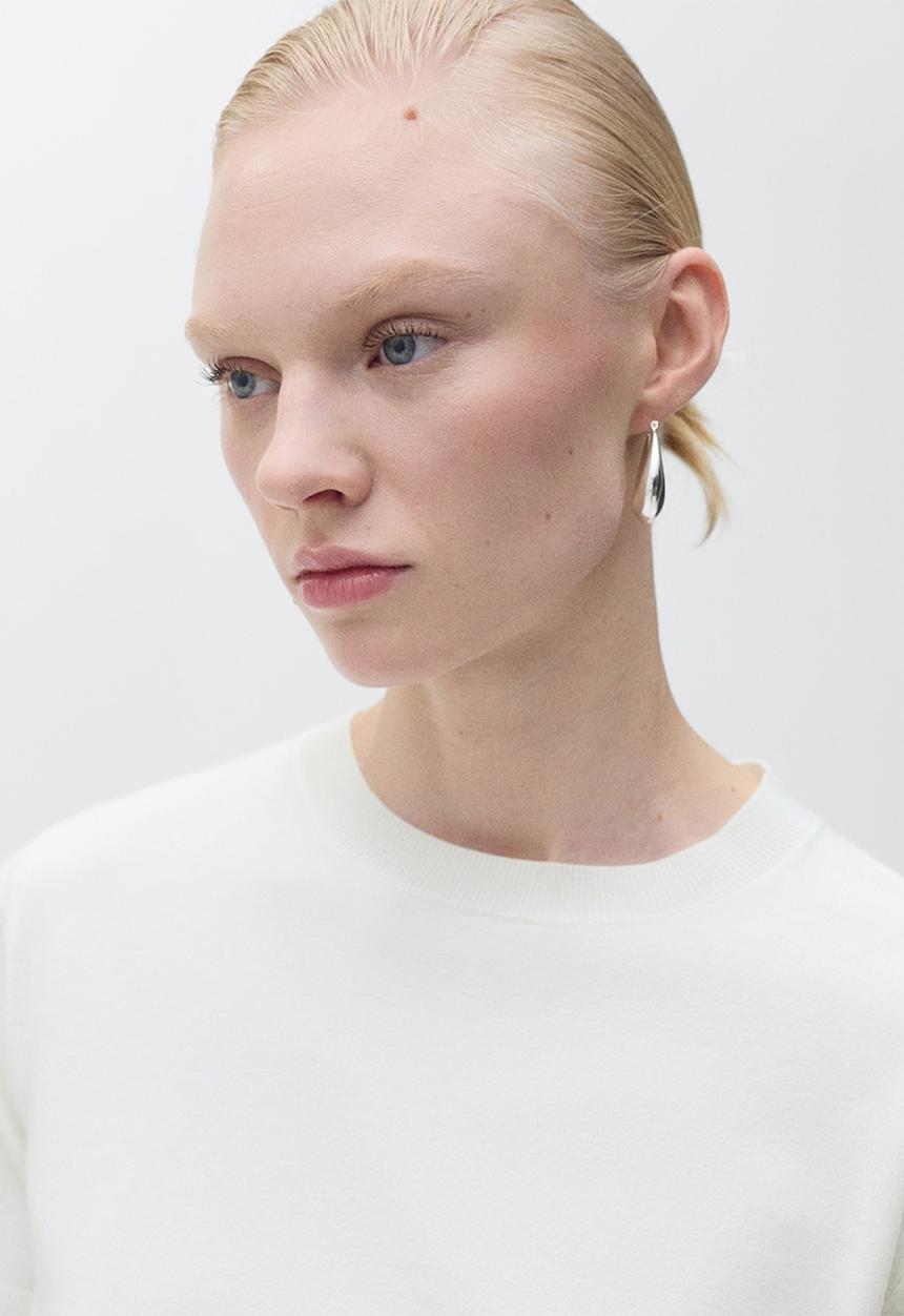 MANGO - Sweater Blanche - White