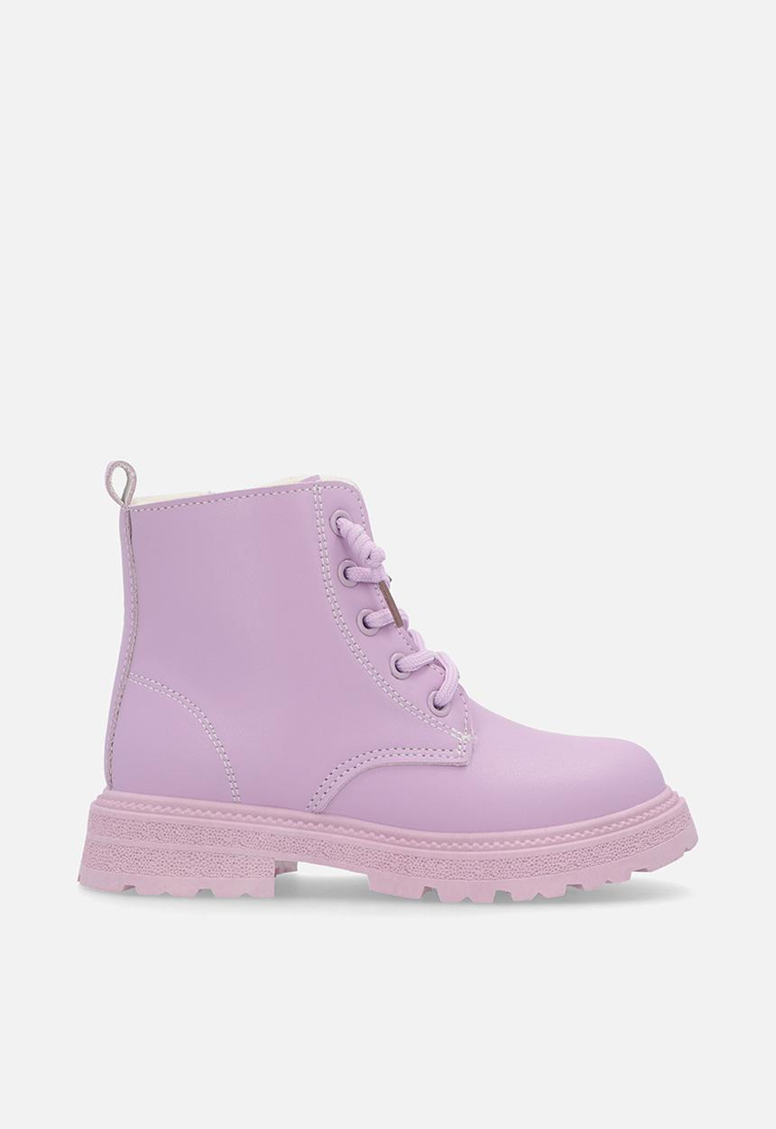 Pop Candy - Lace up boots - purple