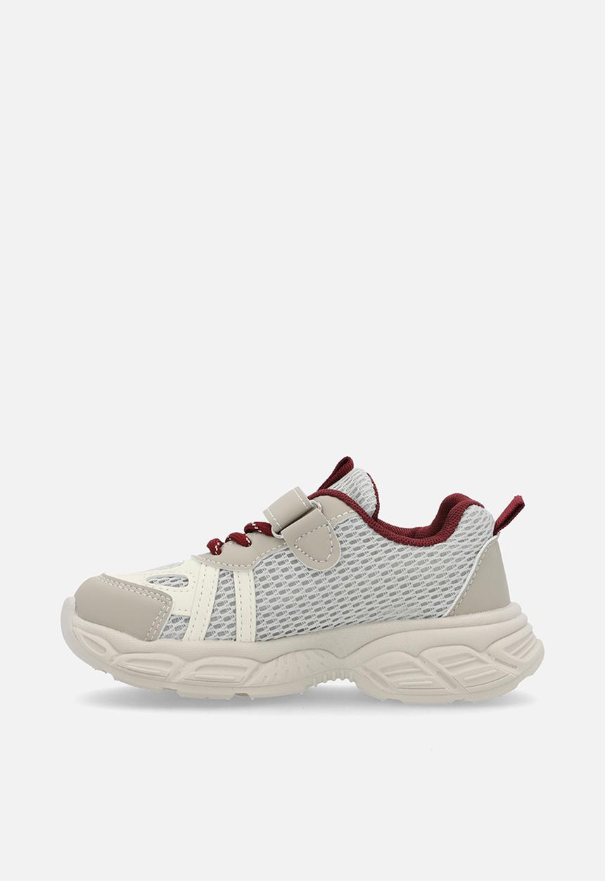 Pop Candy - Mesh detail trainers - red/ecru