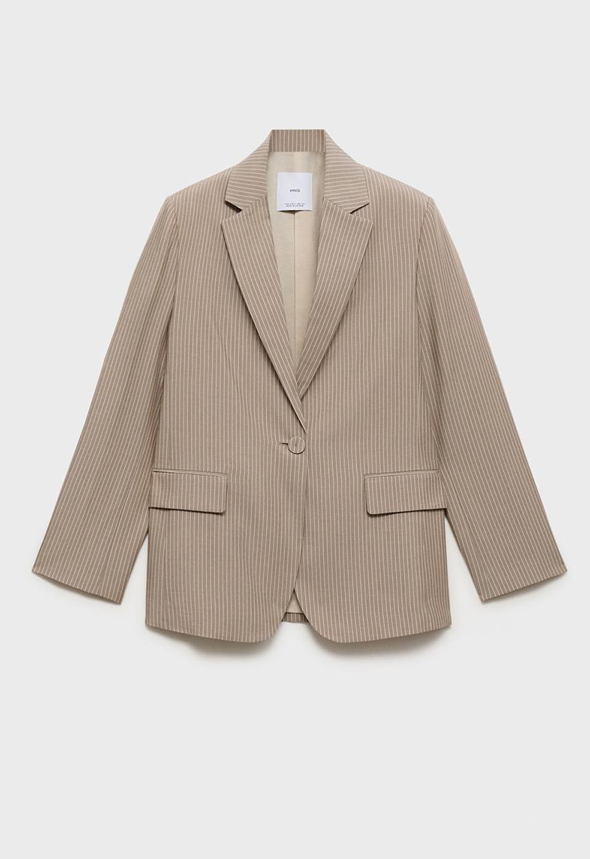MANGO - Blazer Vivian - Medium Brown