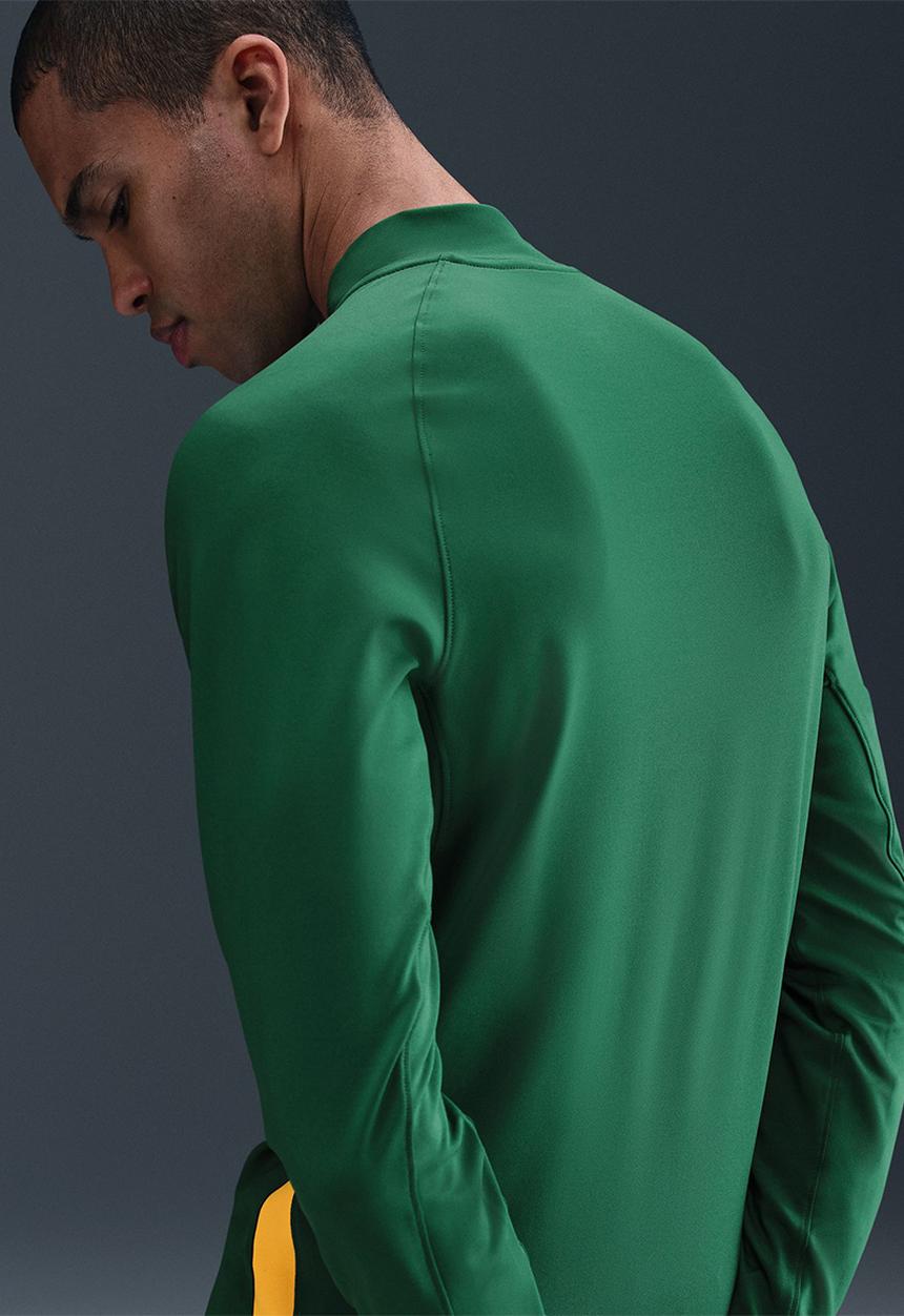 Nike - Springboks Men's Training 1/4 Zip Top - Gorge Green/University Gold