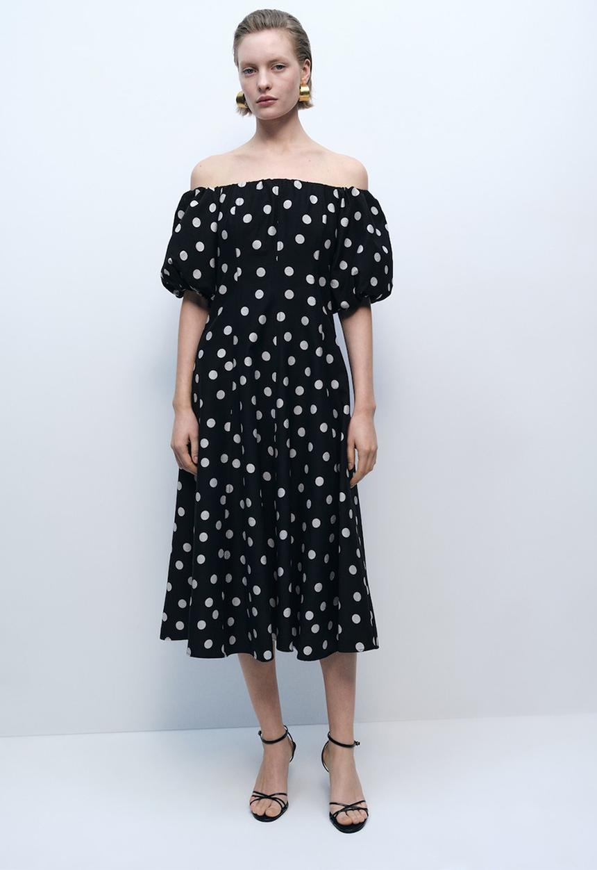 MANGO - Dress Mallorca - Black