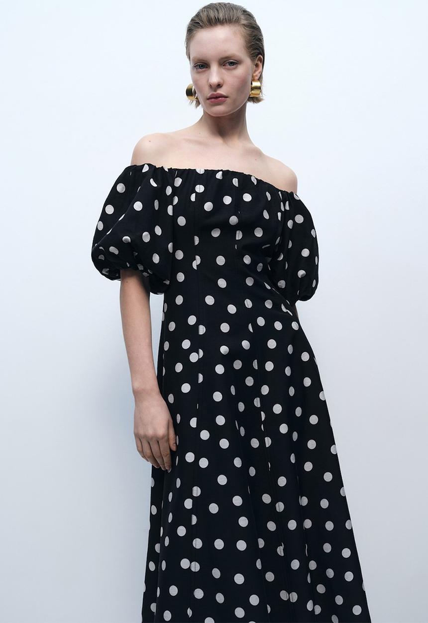 MANGO - Dress Mallorca - Black