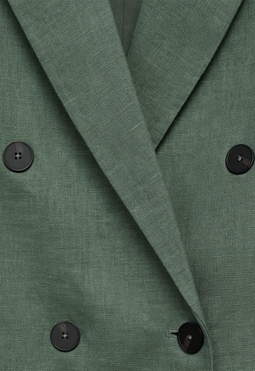 MANGO - Blazer Musgo - Medium Green