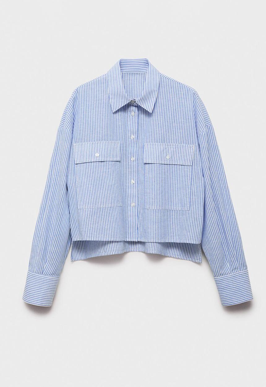 MANGO - Shirt Maneli - Medium Blue