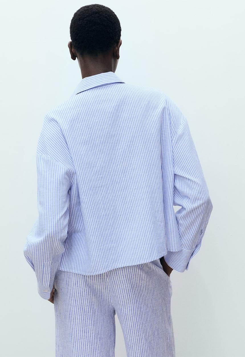 MANGO - Shirt Maneli - Medium Blue