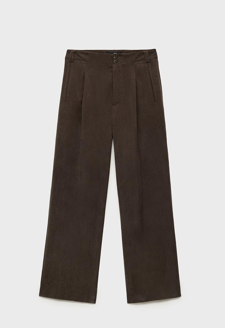 MANGO - Trousers Adrian - Brown