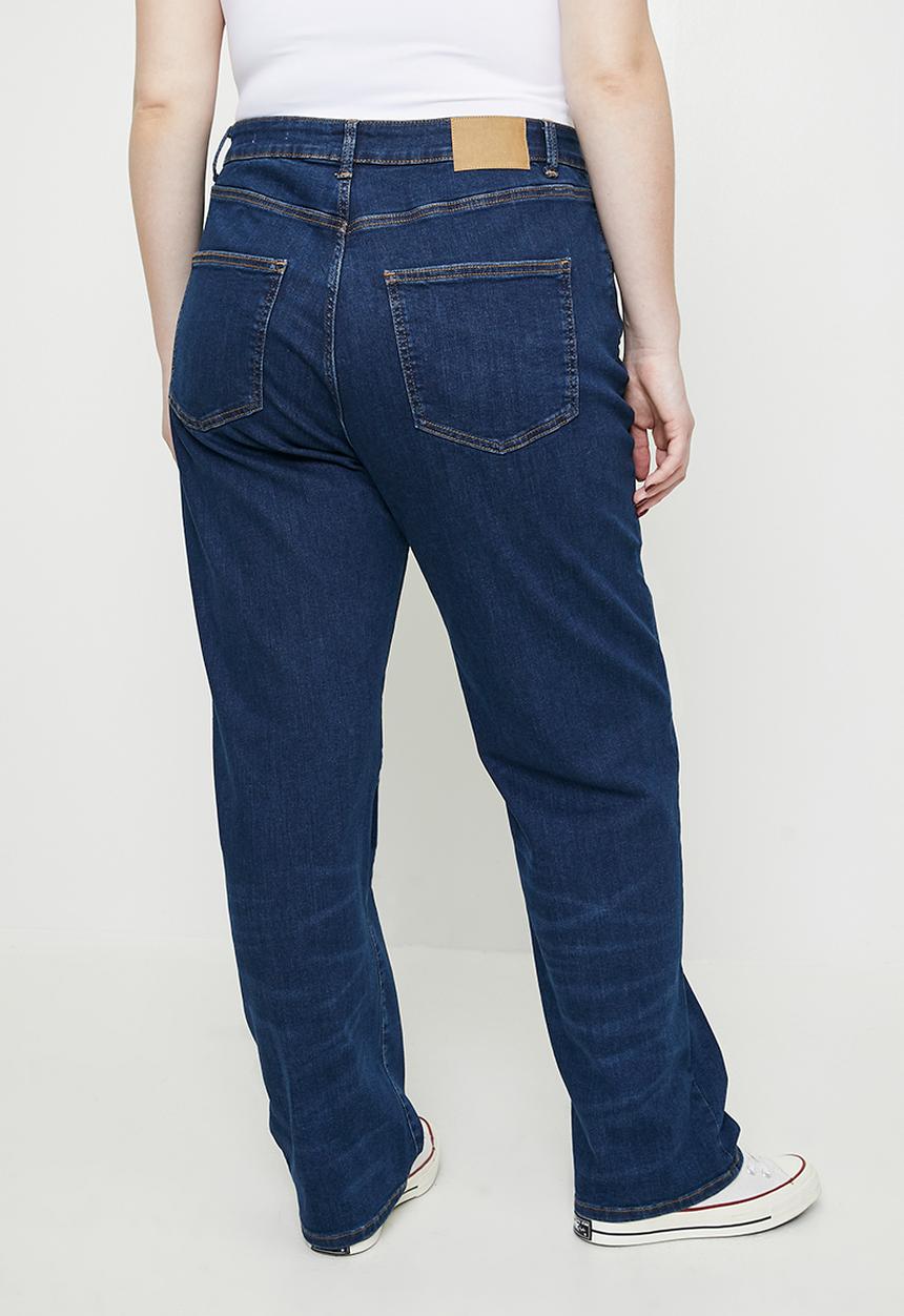 Cotton On - Plus size curvy stretch straight jean-mandy blue