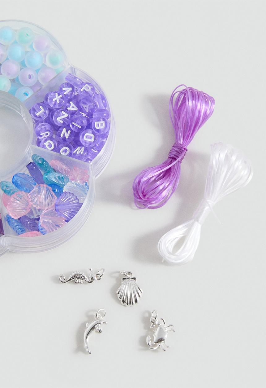 MANGO - Necklace Beadmer - Light/Pastel Purple