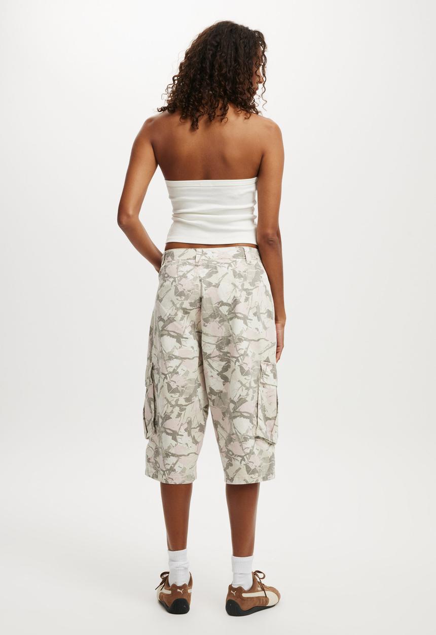 Cotton On - Cargo jort - camo